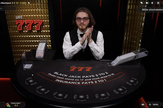 Live Blackjack casino777 - screenshot