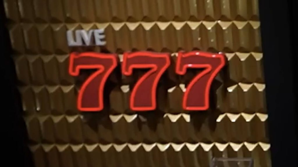 casino777 live logo goud